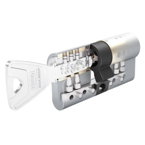 Doppelzylinder KESO 8000 Omega² mit erhöhtem Aufbohrschutz 81.C15